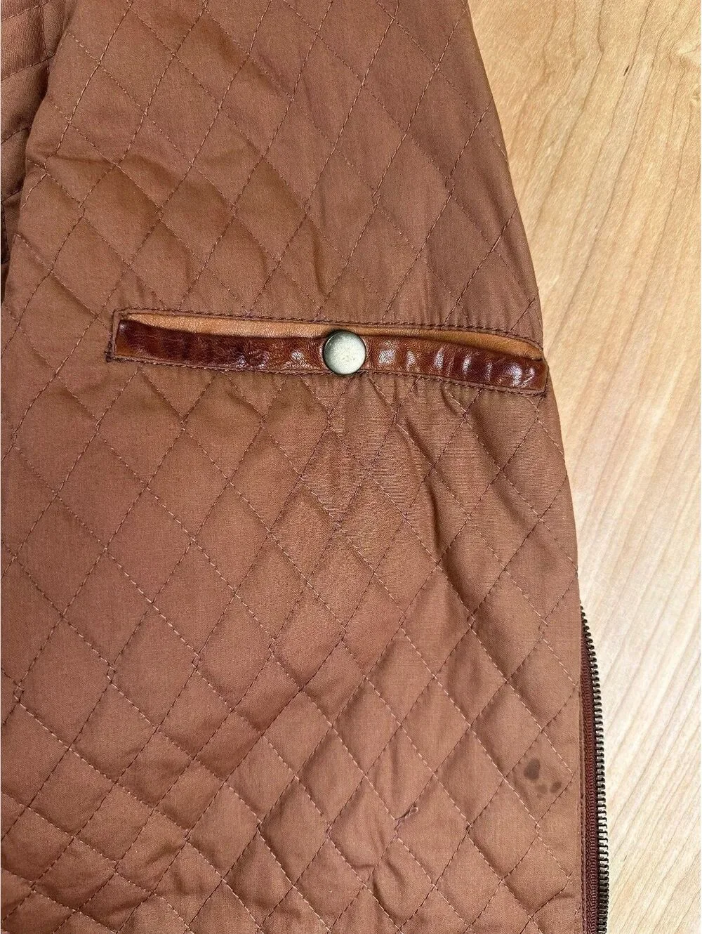 Vintage 80s Banana Republic Leather Safari Vest large utility pockets lined